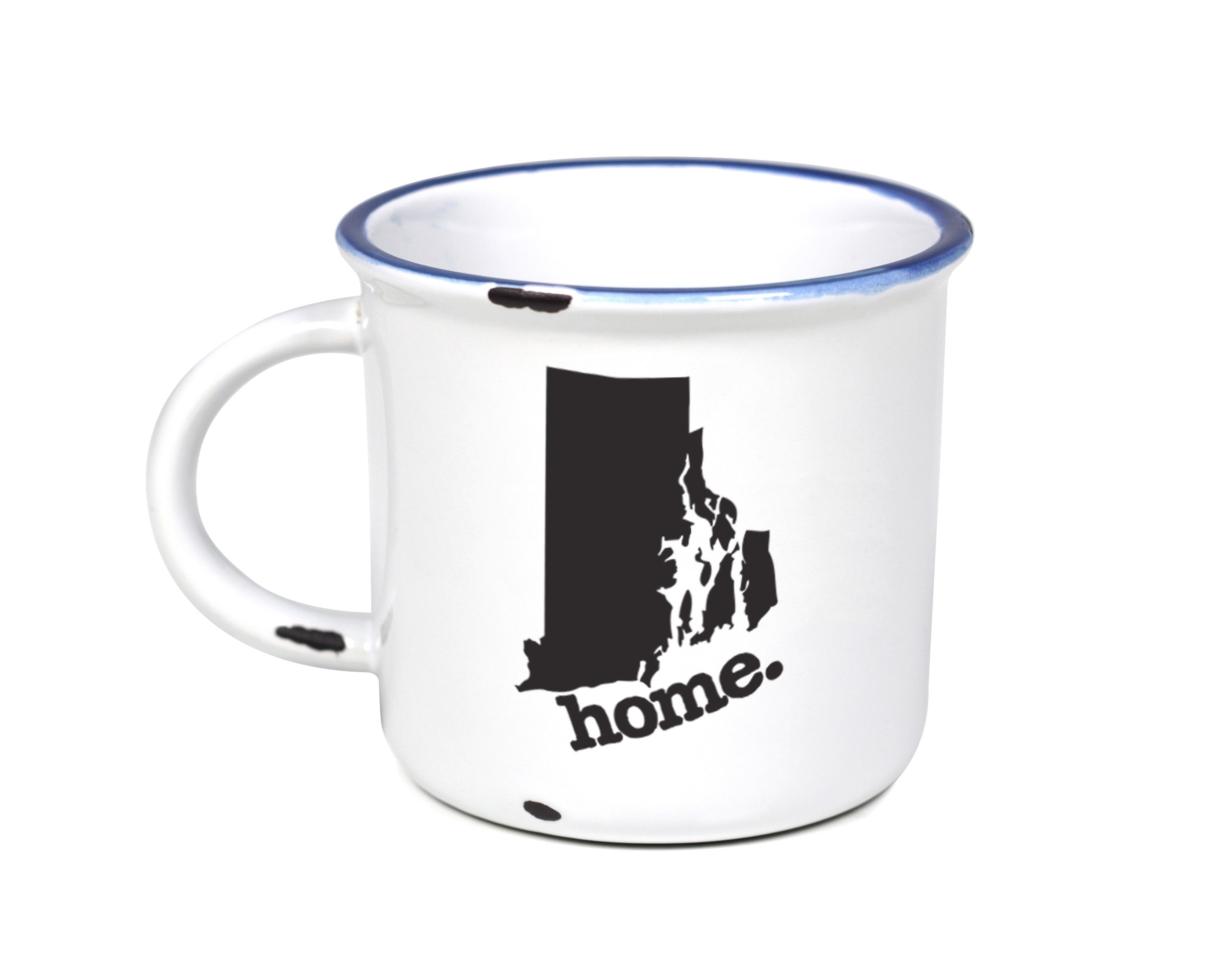 home. Camp Mugs - Rhode Island, Set of 12