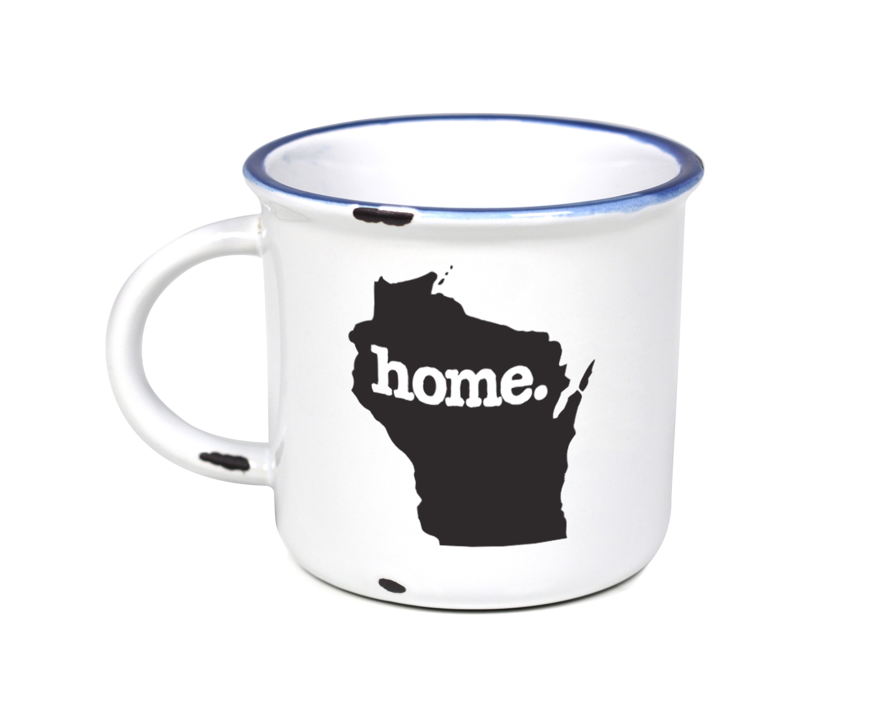 home. Camp Mugs - Wisconsin, Set of 12