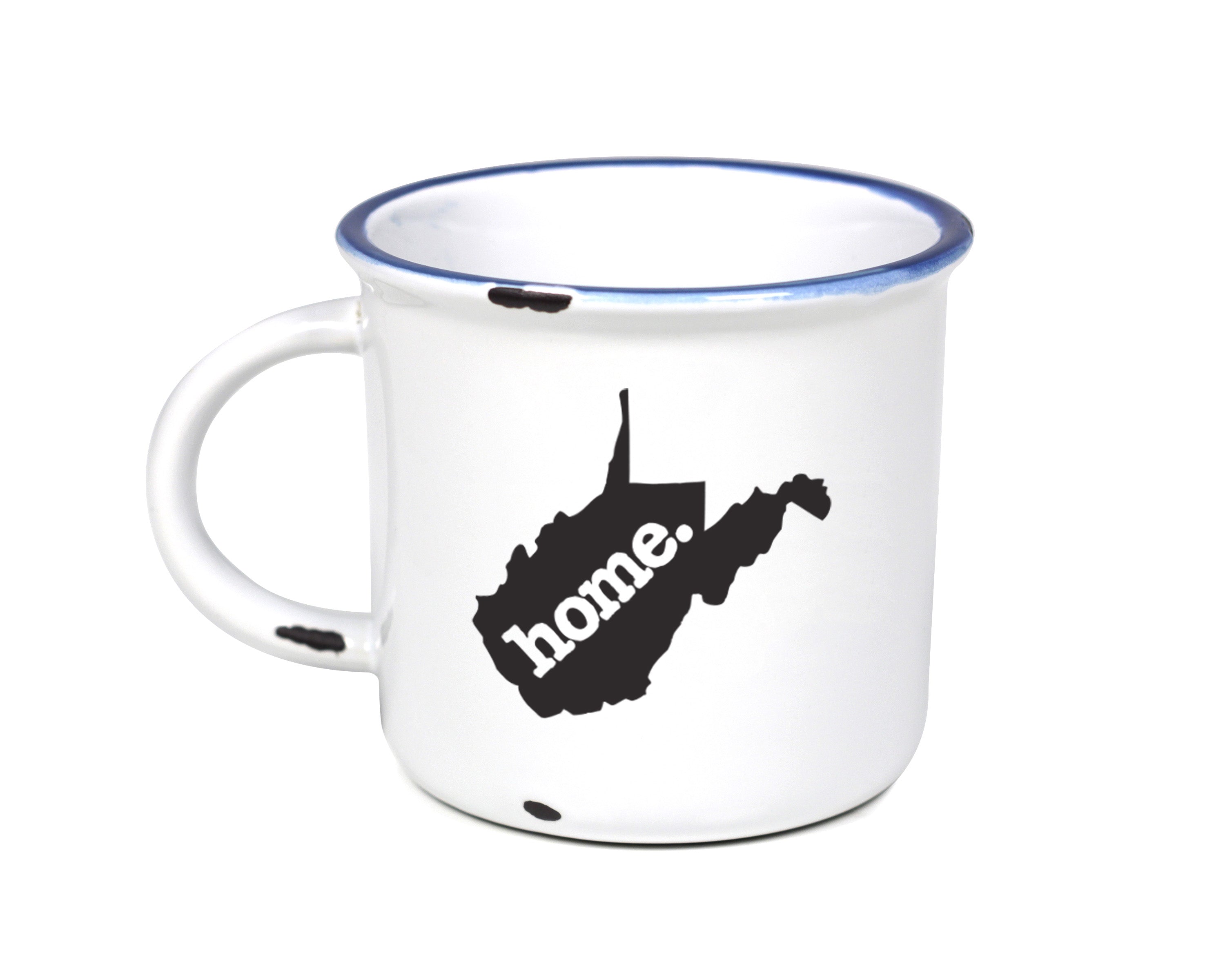 home. Camp Mugs - West Virginia, Set of 12