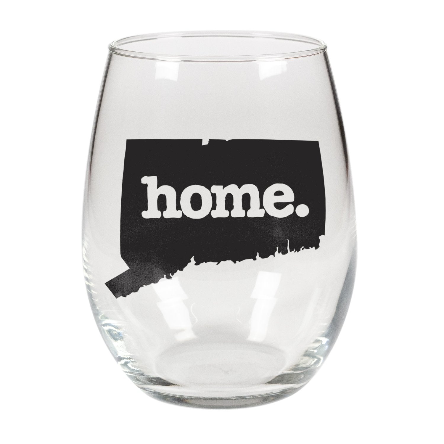 home. Stemless Wine Glass - Connecticut, Set of 12