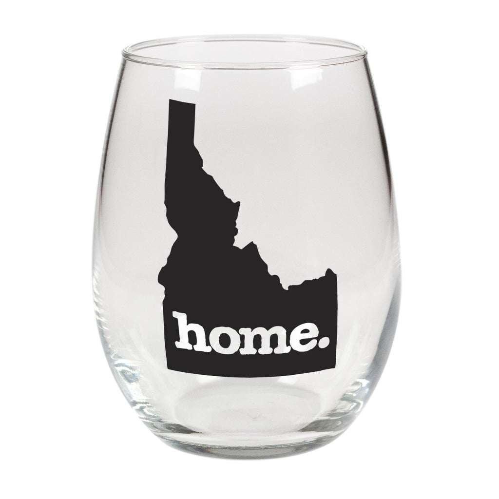 home. Stemless Wine Glass - Idaho, Set of 12