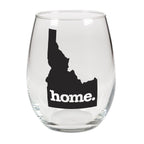 home. Stemless Wine Glass - Idaho, Set of 12
