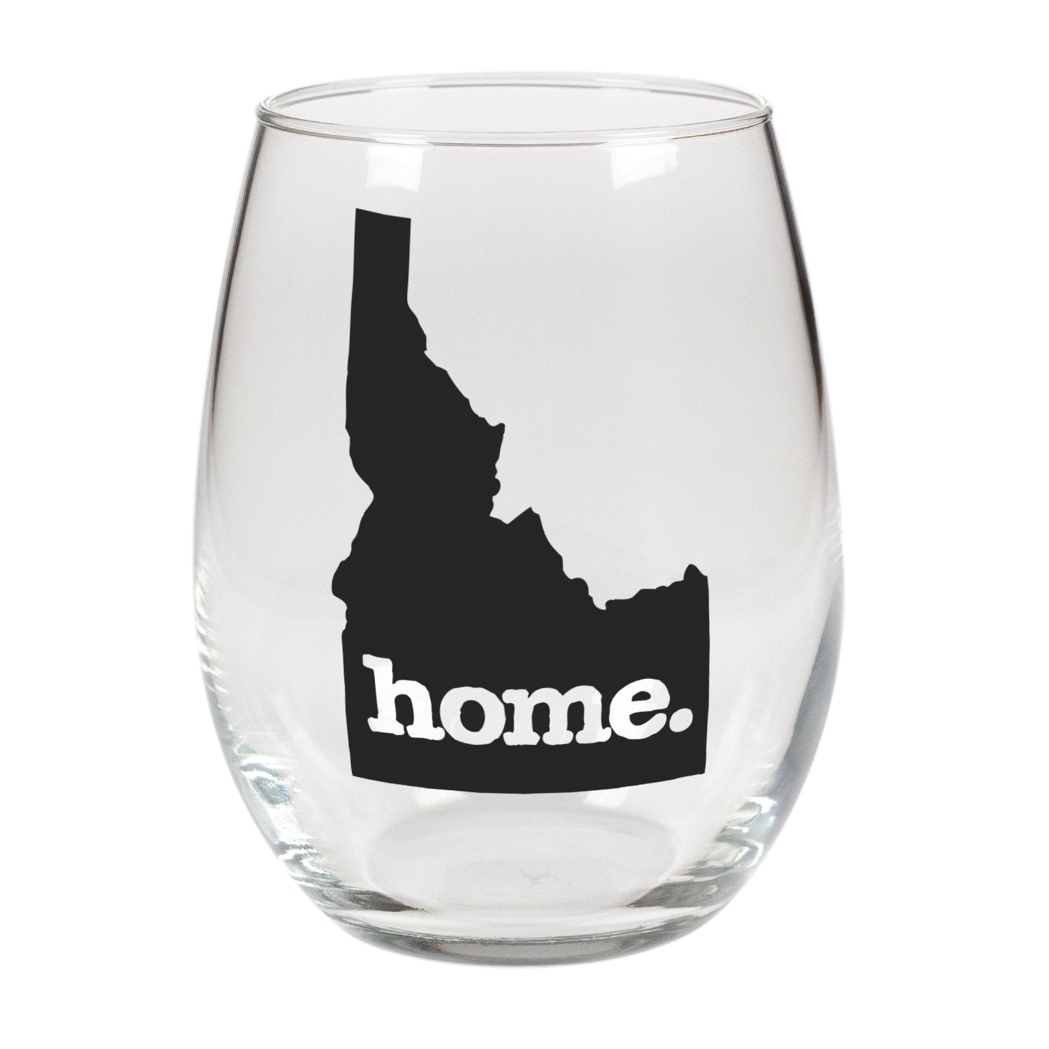 home. Stemless Wine Glass - Idaho, Set of 12