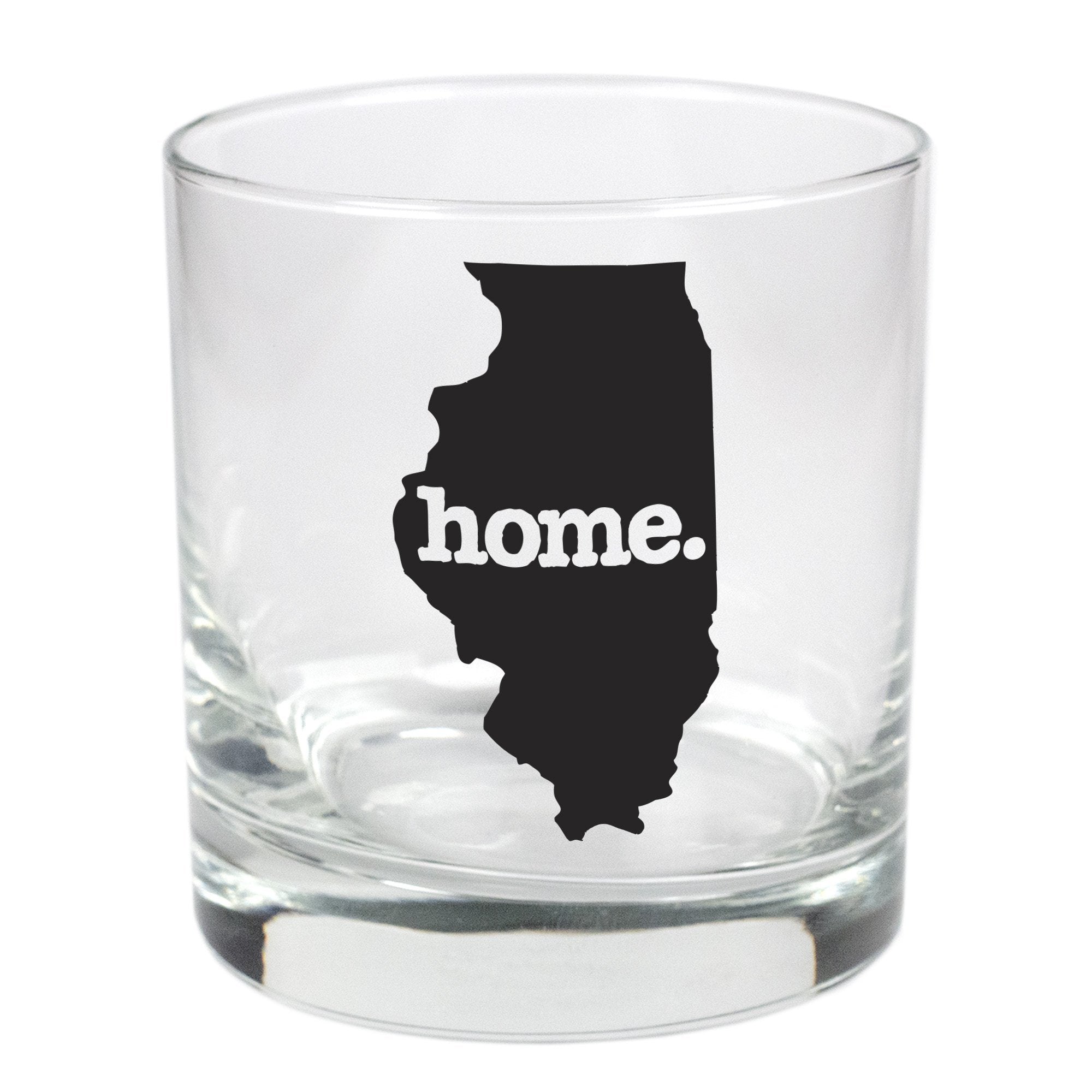 home. Rocks Glass 9 oz. - Illinois, Set of 12