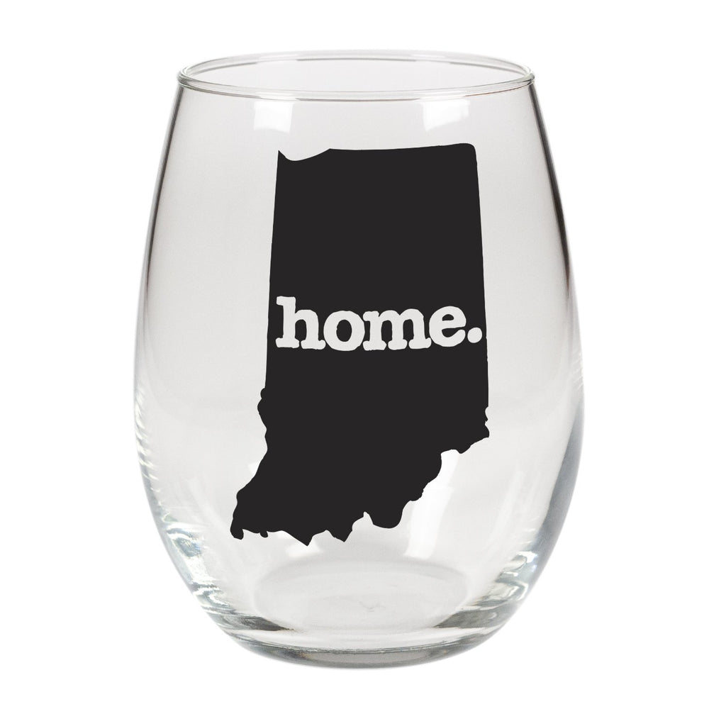 home. Stemless Wine Glass - Indiana, Set of 12
