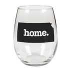home. Stemless Wine Glass - Kansas, Set of 12