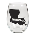 home. Stemless Wine Glass - Louisiana, Set of 12