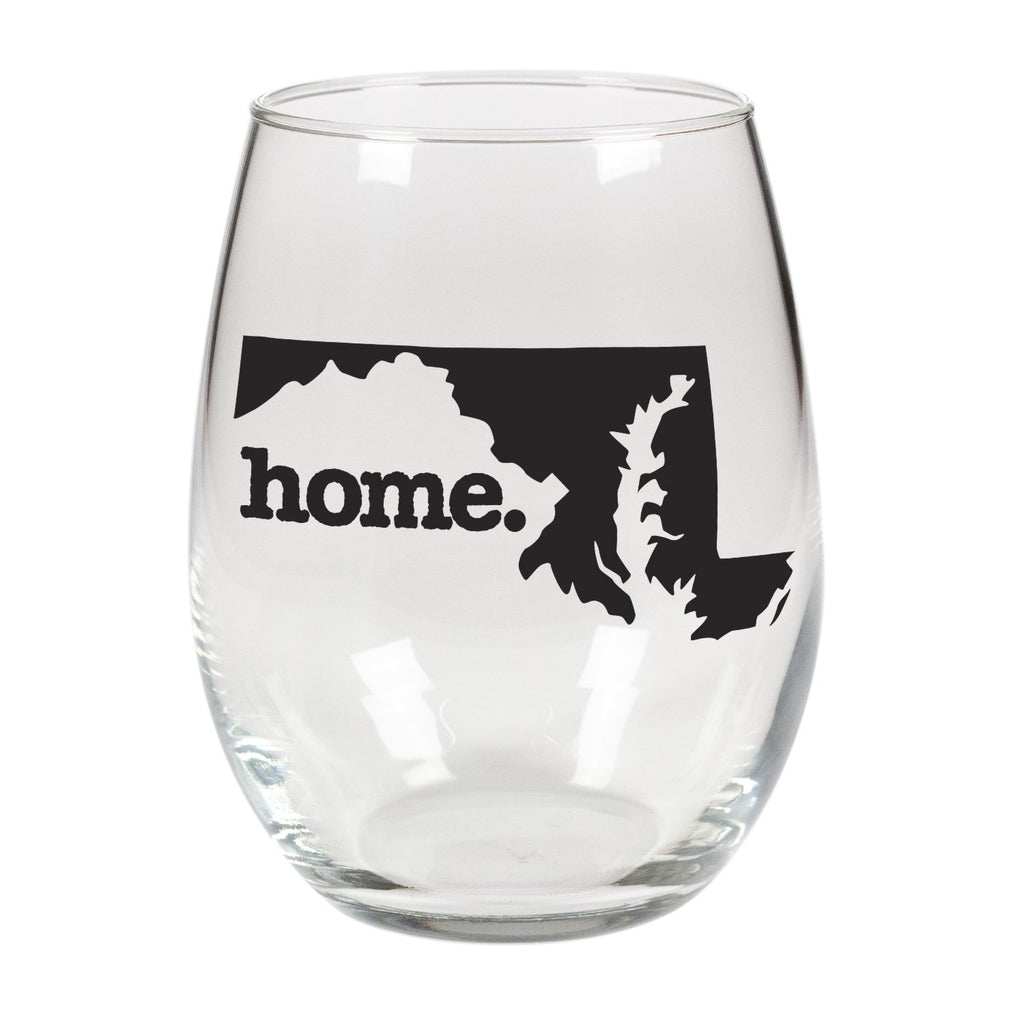 home. Stemless Wine Glass - Maryland, Set of 12