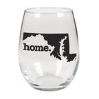 home. Stemless Wine Glass - Maryland, Set of 12