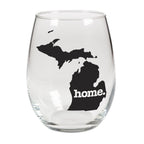 home. Stemless Wine Glass - Michigan, Set of 12