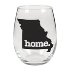 home. Stemless Wine Glass - Missouri, Set of 12
