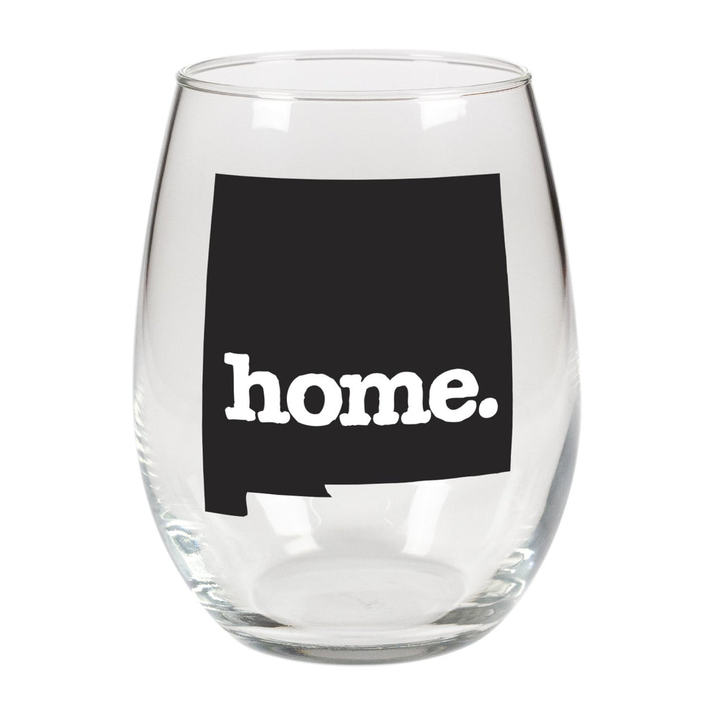 home. Stemless Wine Glass - New Mexico, Set of 12