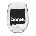 home. Stemless Wine Glass - New Mexico, Set of 12