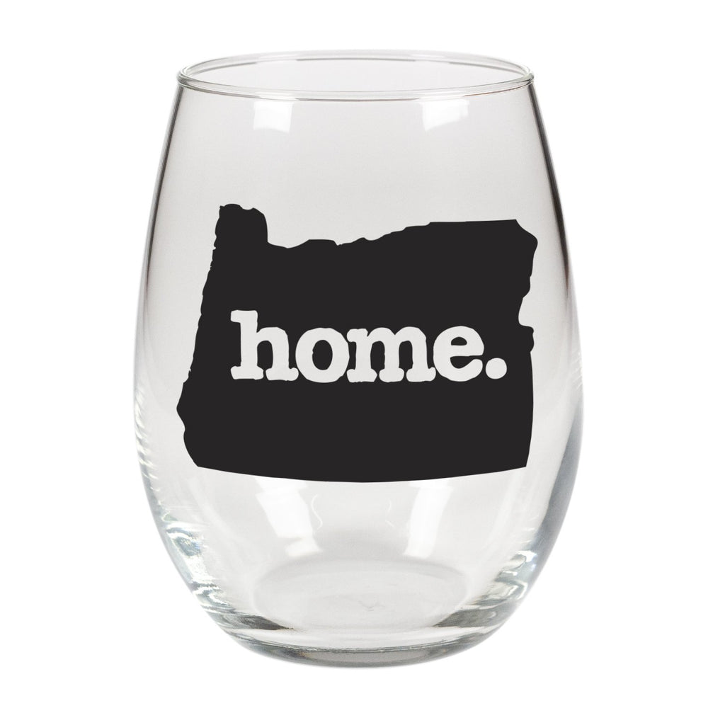 home. Stemless Wine Glass - Oregon, Set of 12