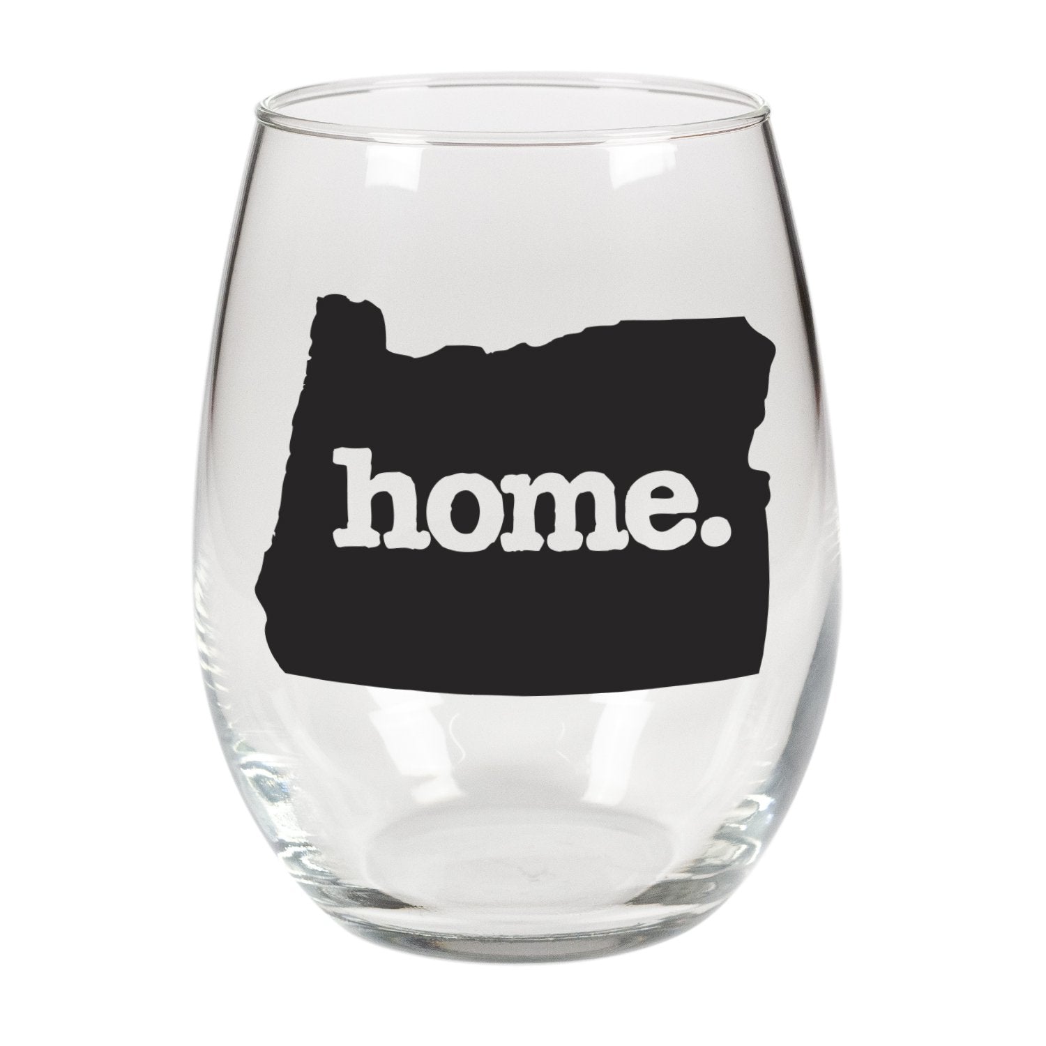 home. Stemless Wine Glass - Oregon, Set of 12