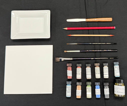 China Painting Starter Kit – Beginner Porcelain Art Set (FREE SHIPPING)
