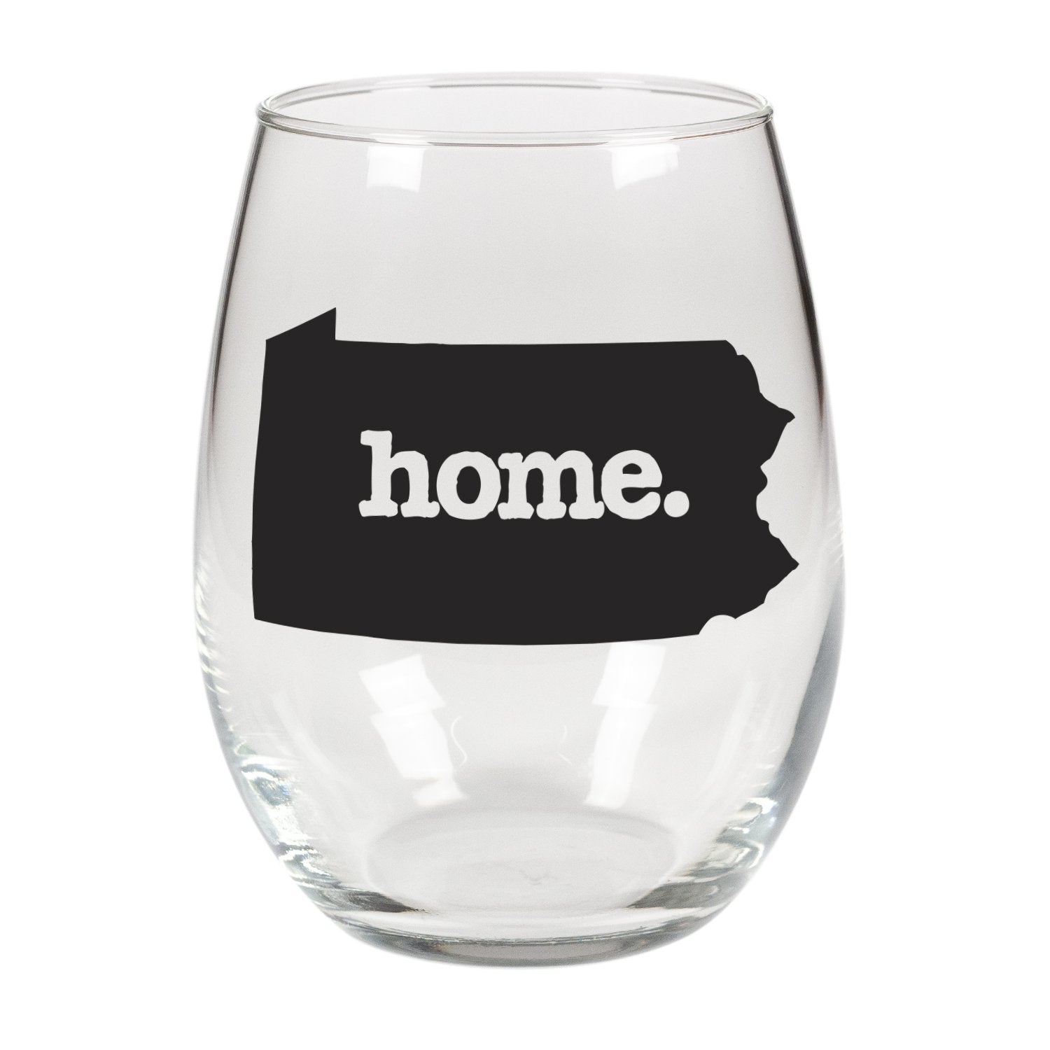 home. Stemless Wine Glass - Pennsylvania, Set of 12