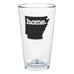home. Pint Glass - Arkansas, Set of 12