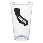 home. Pint Glass - California, Set of 12