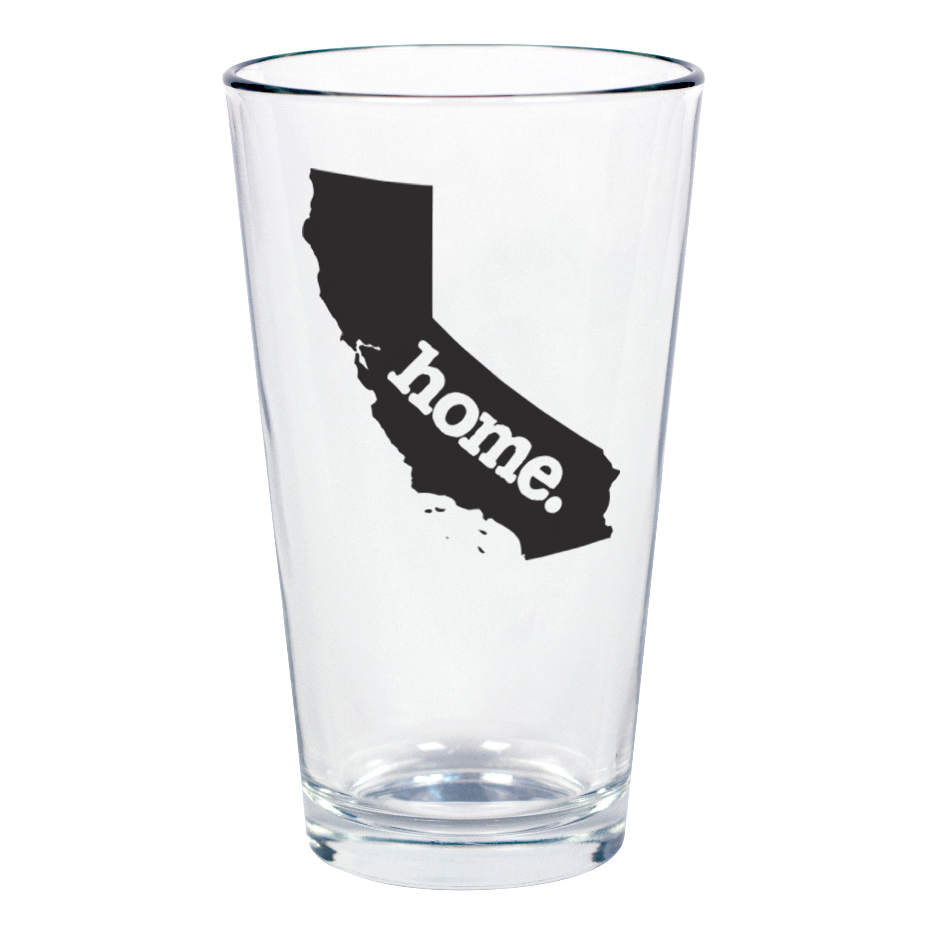 home. Pint Glass - California, Set of 12