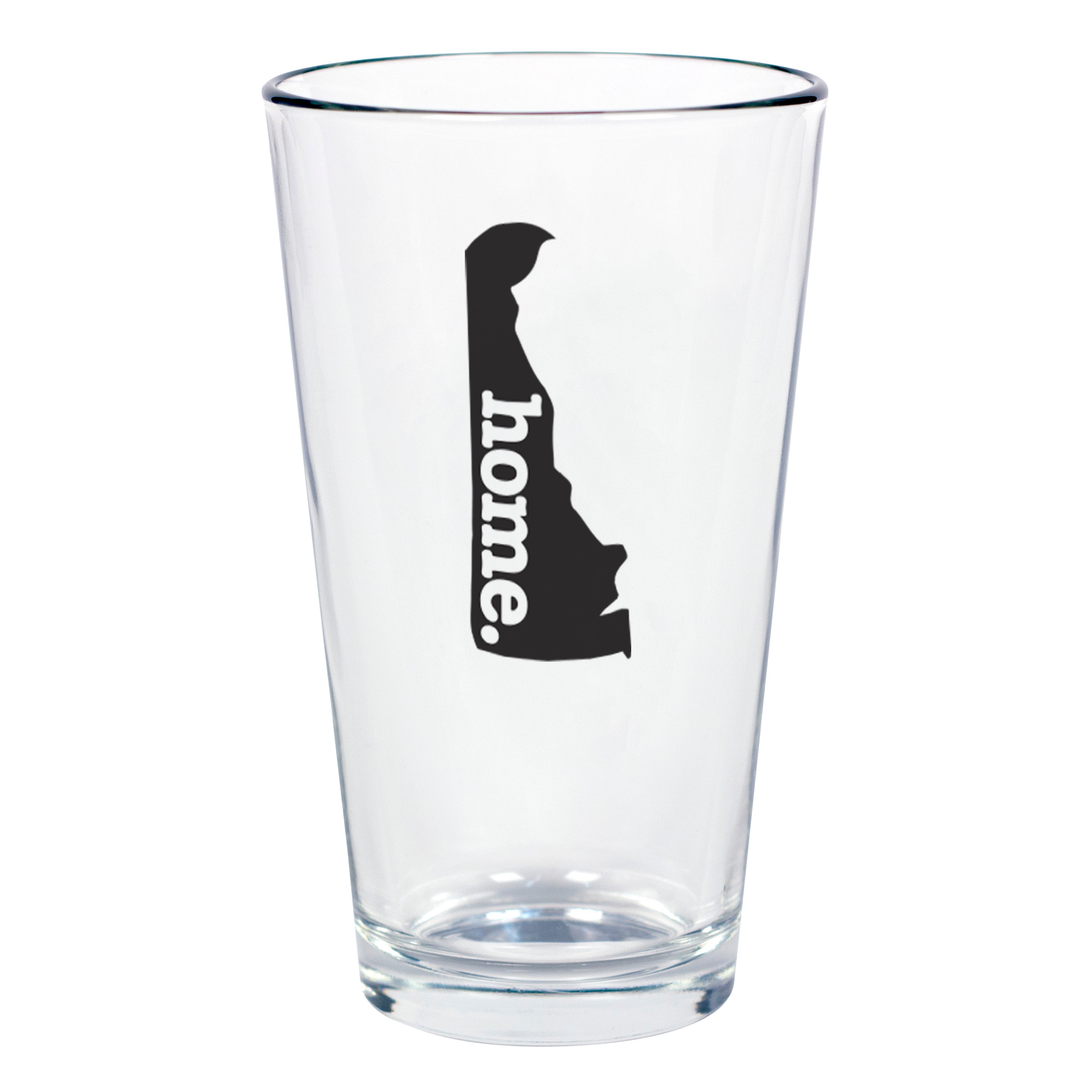 home. Pint Glass - Delaware, Set of 12