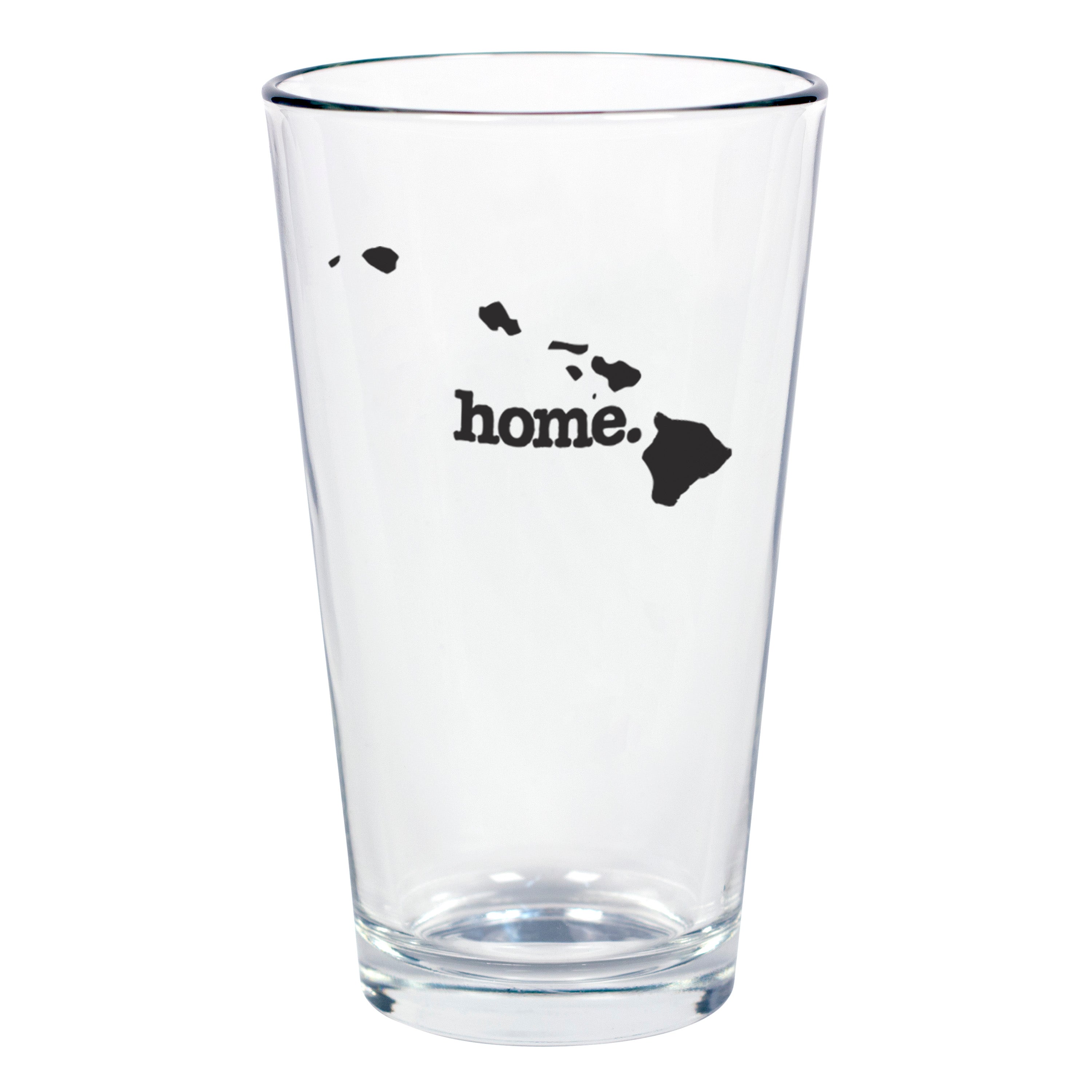 home. Pint Glass - Hawaii, Set of 12
