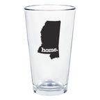 home. Pint Glass - Mississippi, Set of 12