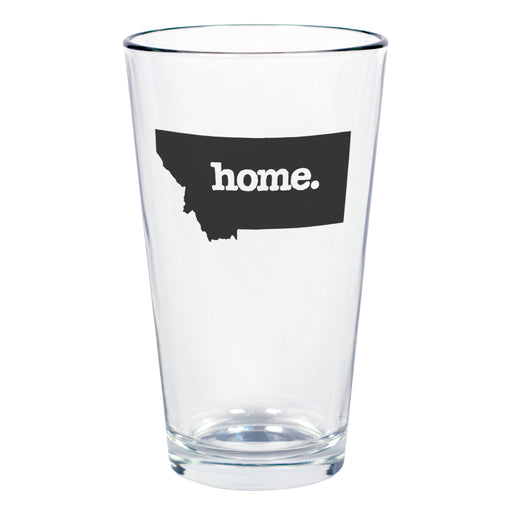 home. Pint Glass - Montana, Set of 12