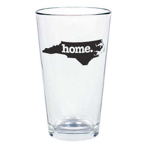 home. Pint Glass - North Carolina, Set of 12
