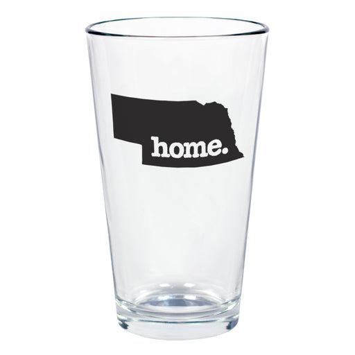 home. Pint Glass - Nebraska, Set of 12