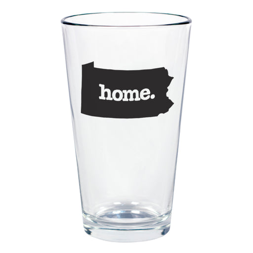 home. Pint Glass - Pennsylvania, Set of 12