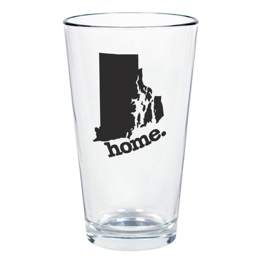 home. Pint Glass - Rhode Island, Set of 12