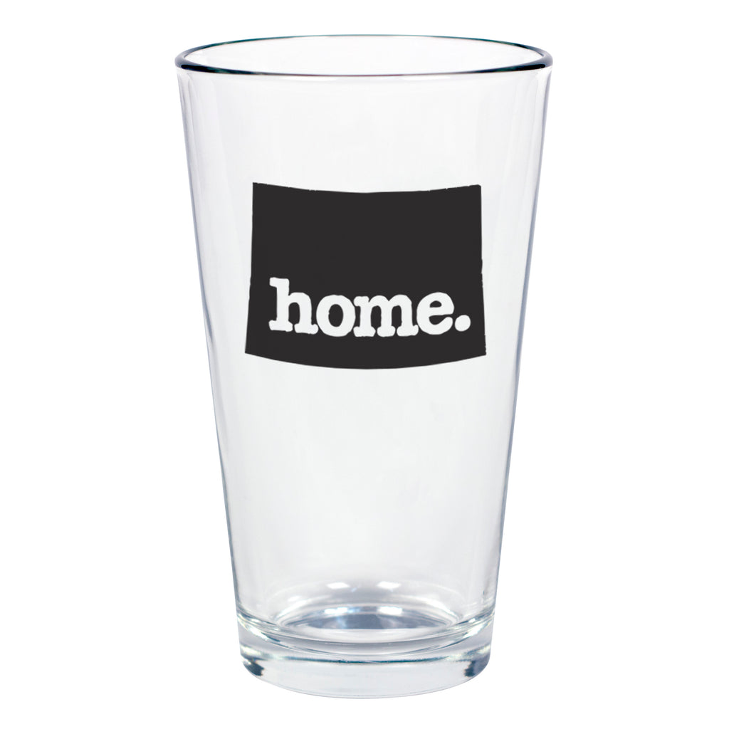 home. Pint Glass - Wyoming, Set of 12