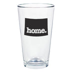 home. Pint Glass - Wyoming, Set of 12