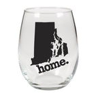 home. Stemless Wine Glass - Rhode Island, Set of 12