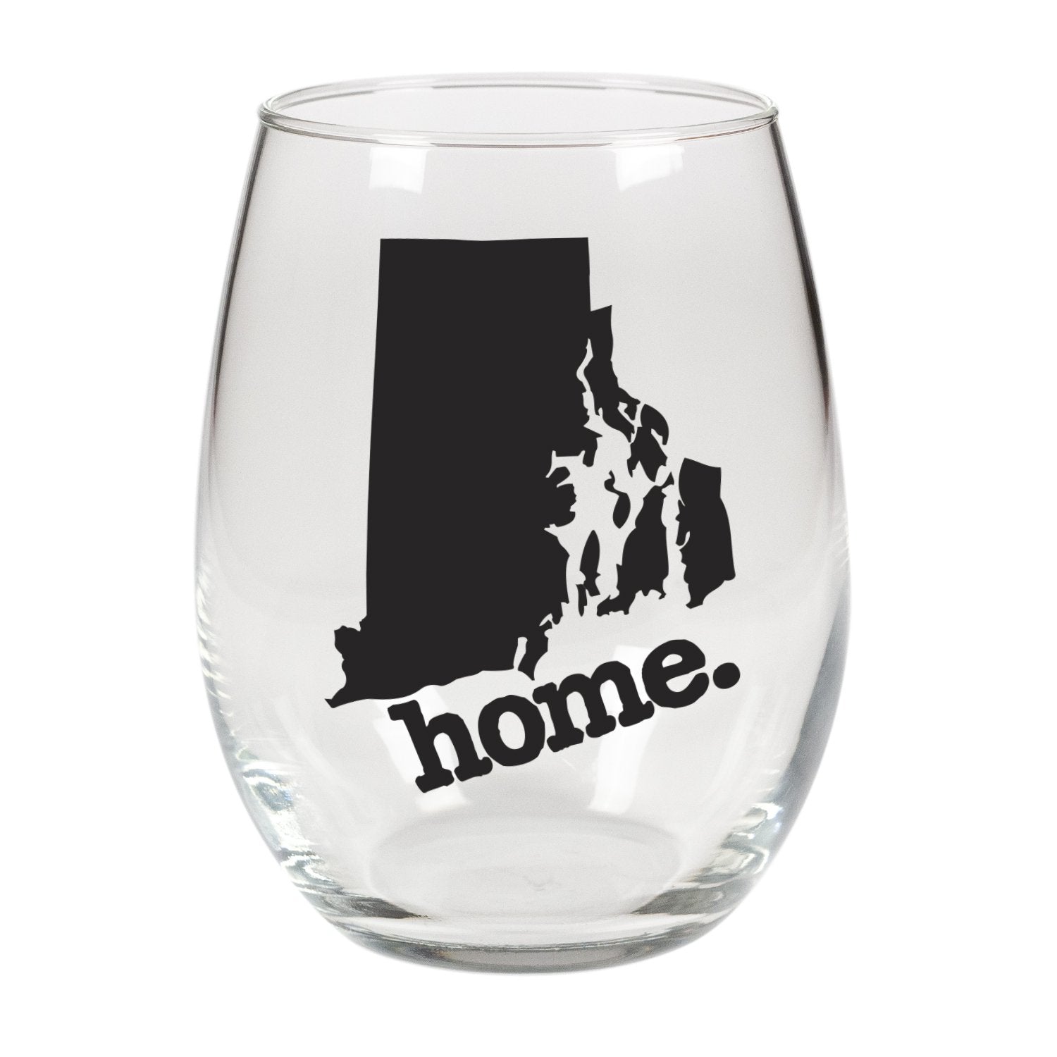 home. Stemless Wine Glass - Rhode Island, Set of 12