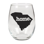 home. Stemless Wine Glass - South Carolina, Set of 12
