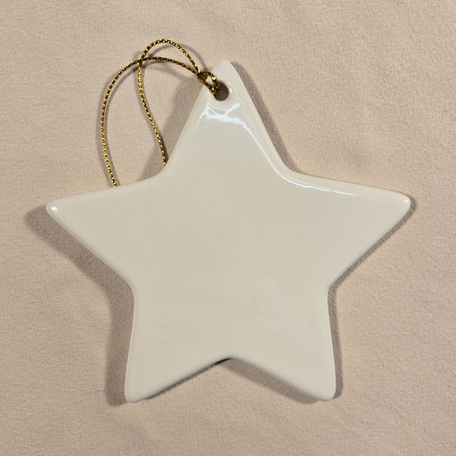 4" Star Sublimation Ornament