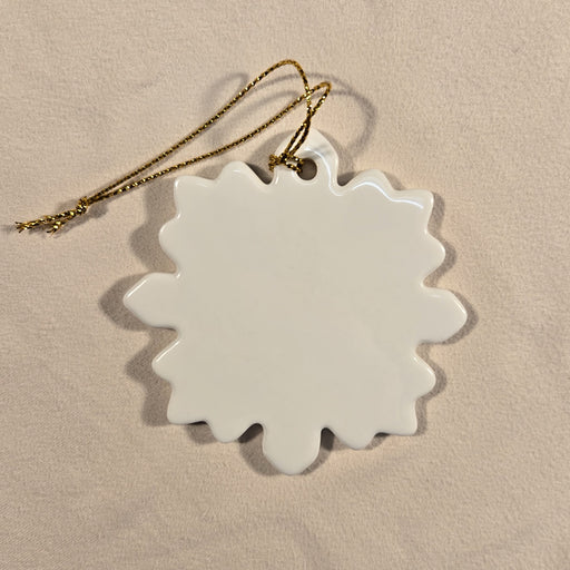 2.87" Snowflake Sublimation Ornament
