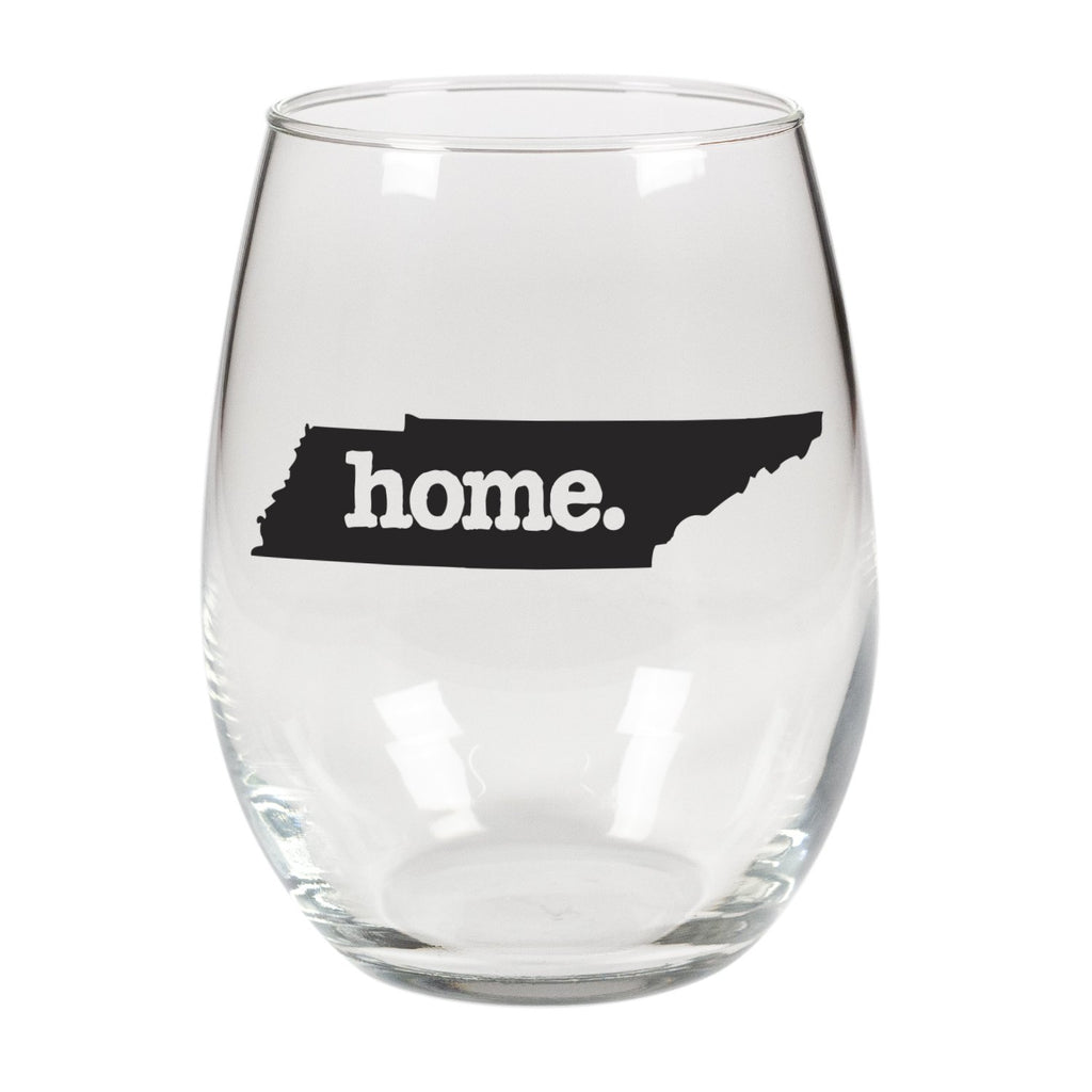 home. Stemless Wine Glass - Tennessee, Set of 12