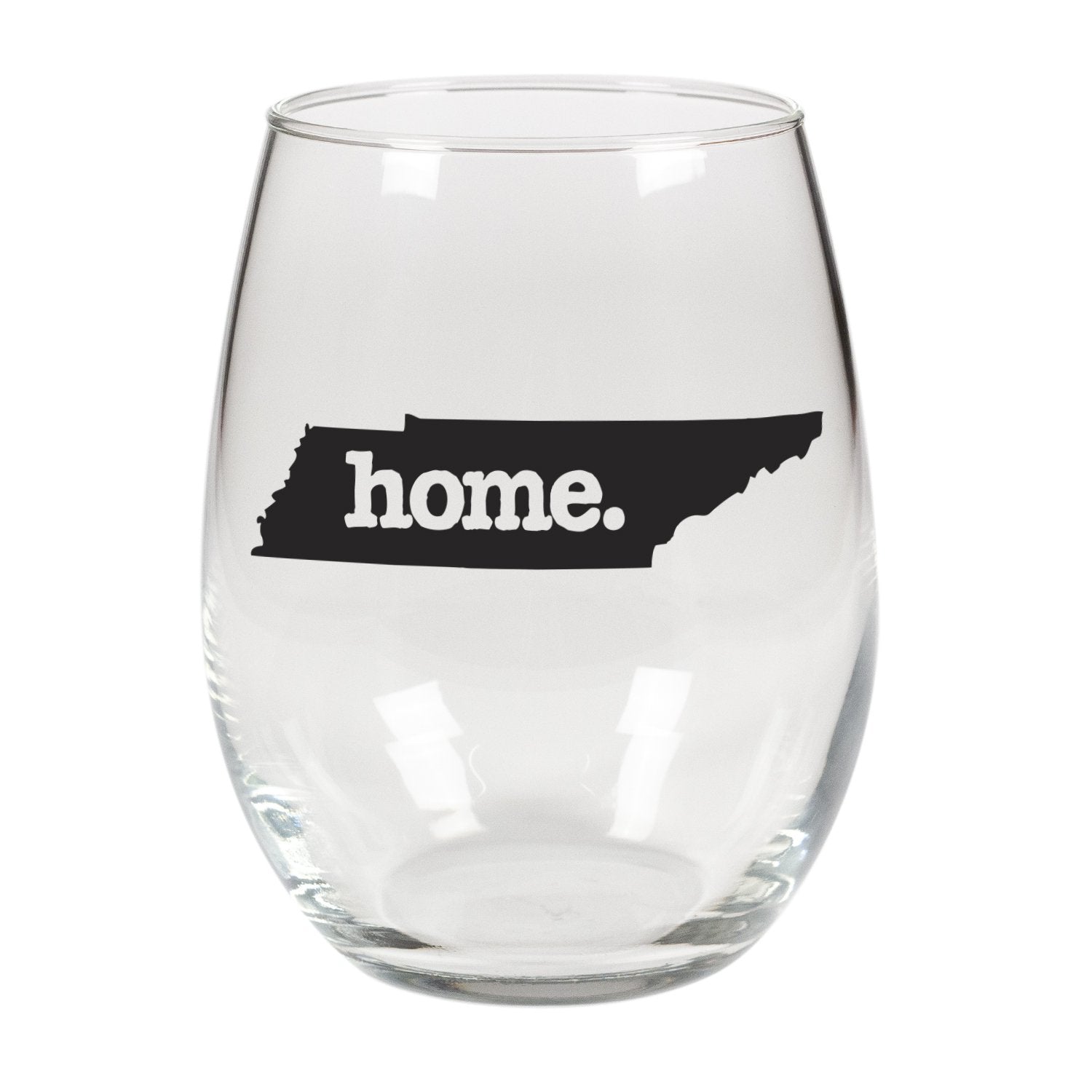 home. Stemless Wine Glass - Tennessee, Set of 12