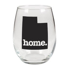 home. Stemless Wine Glass - Utah, Set of 12