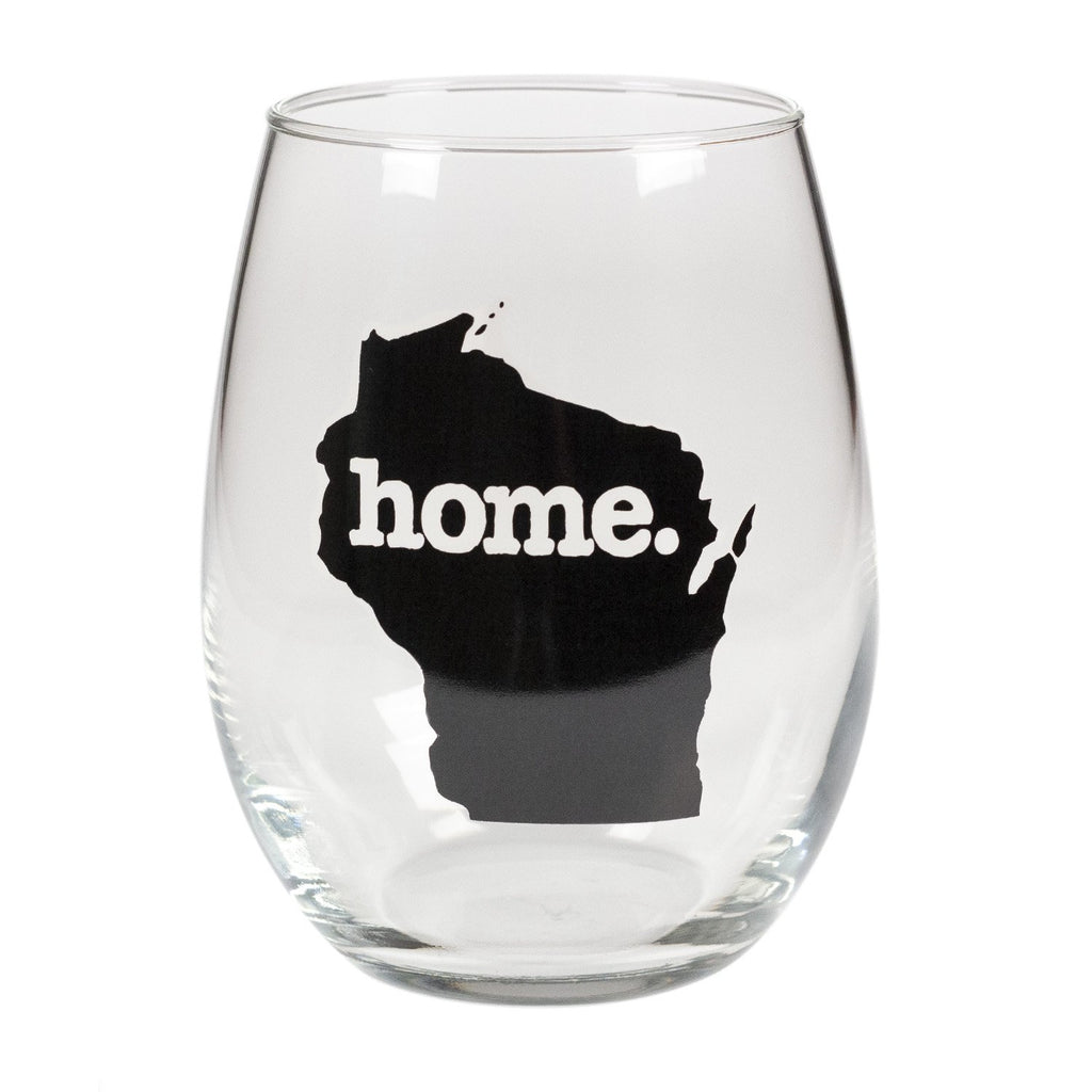 home. Stemless Wine Glass - Wisconsin, Set of 12
