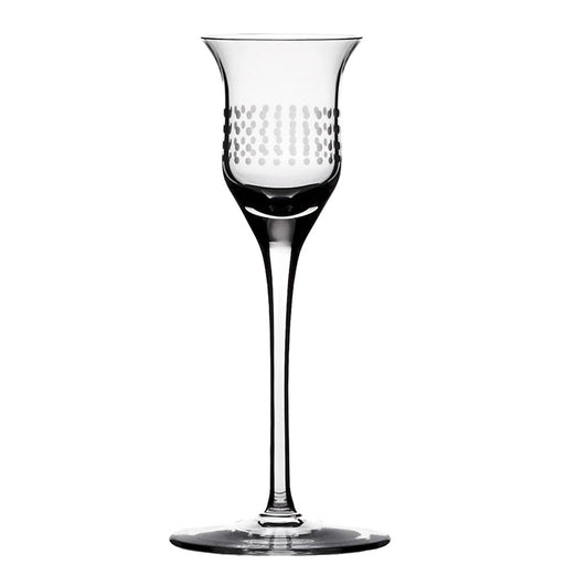 1.35 ounce BOMMA Dots Collection Crystal Liqueur Glass - Set of 2