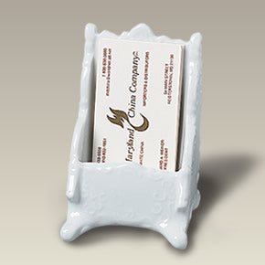 4.5" Scrolled Business Card Holder