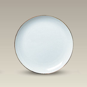 7.75" Porcelain Gold Banded Coupe Plate