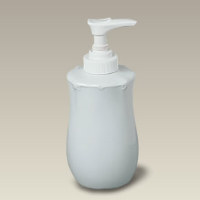 6" Scrolled Edge Soap Dispenser