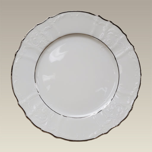 10.625" Double Platinum Banded Bernadotte Plate