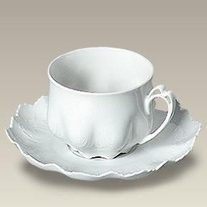 8 oz. Ruffled Cup and Saucer
