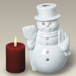 5.25" Snowman Candle Holder